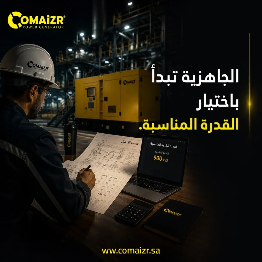Comaizr post: engineer reviewing plans, 'readiness starts with the right capacity'