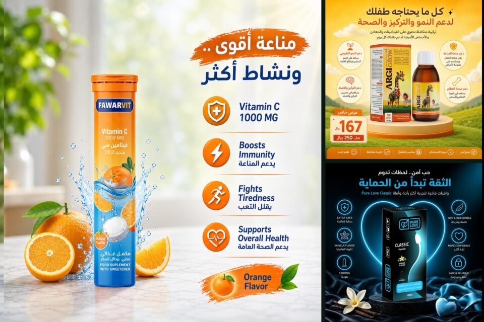 Pure Herb product campaigns — selected designs