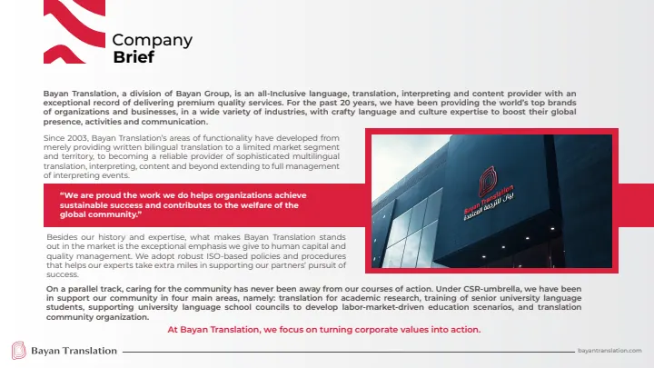 Bayan Translation — Company Profile 2026, Page 4