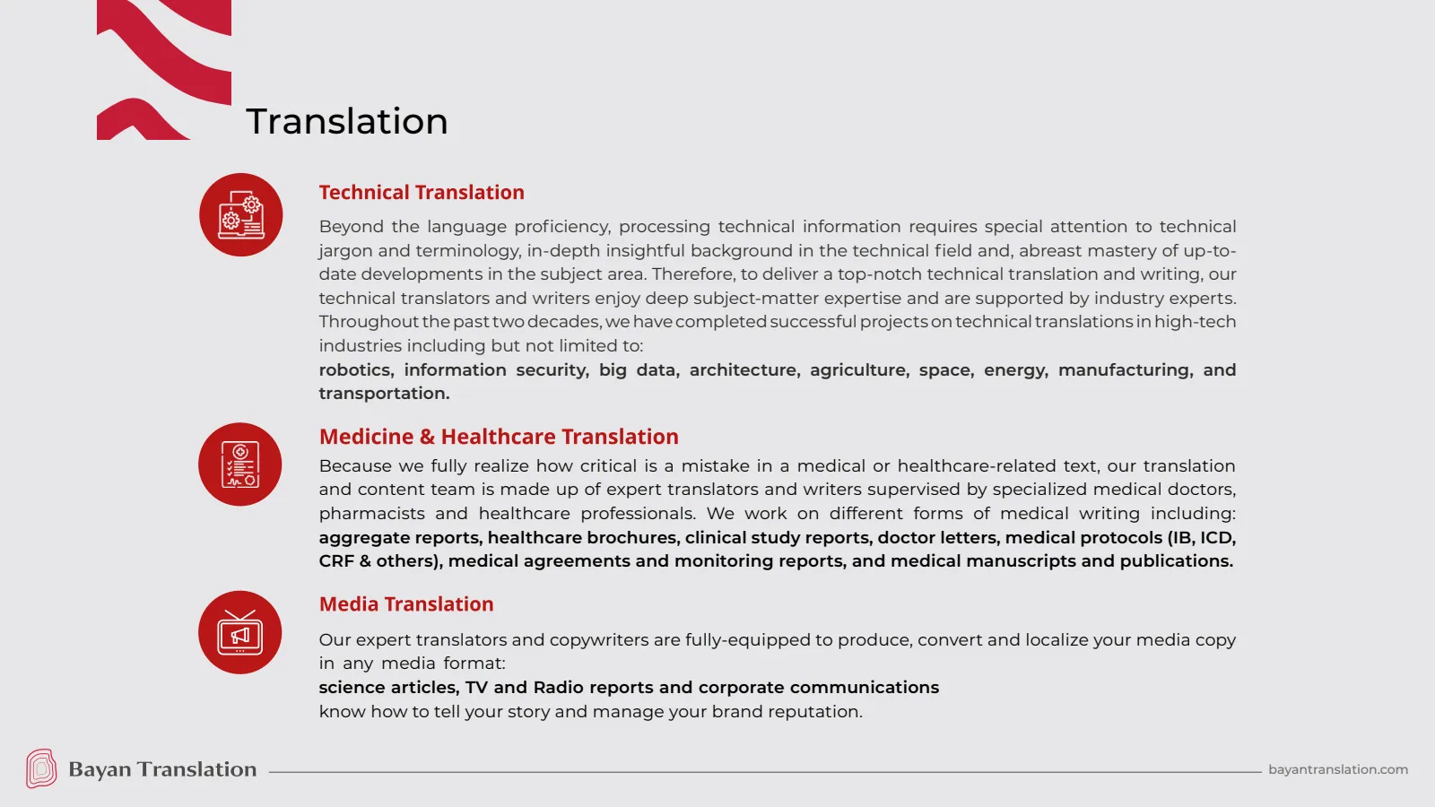 Bayan Translation — Company Profile 2026, Page 13