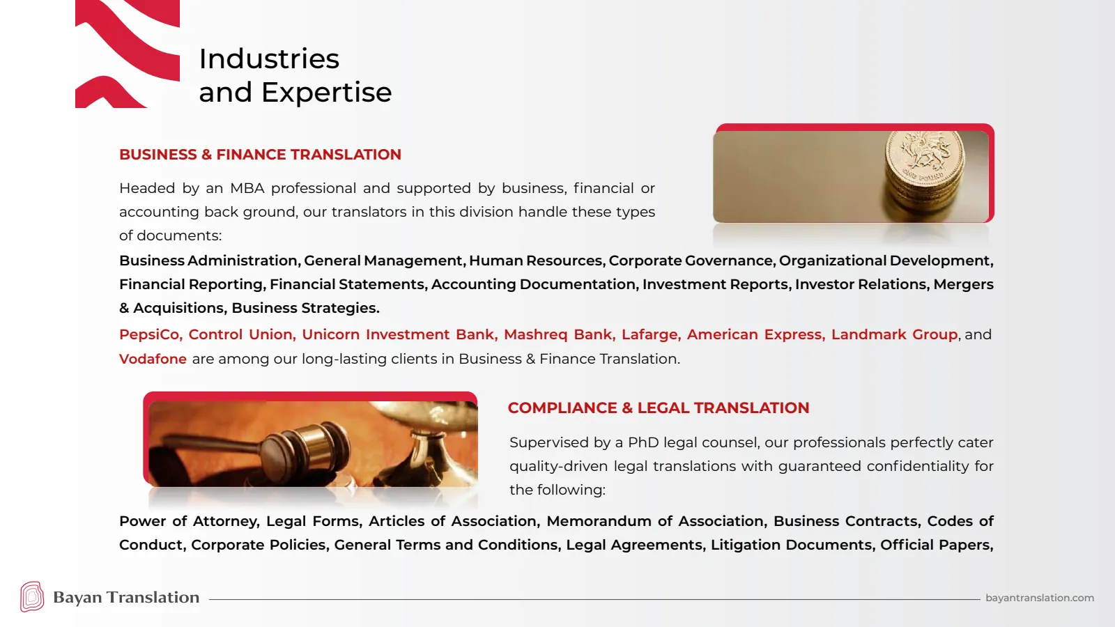 Bayan Translation — Company Profile 2026, Page 23