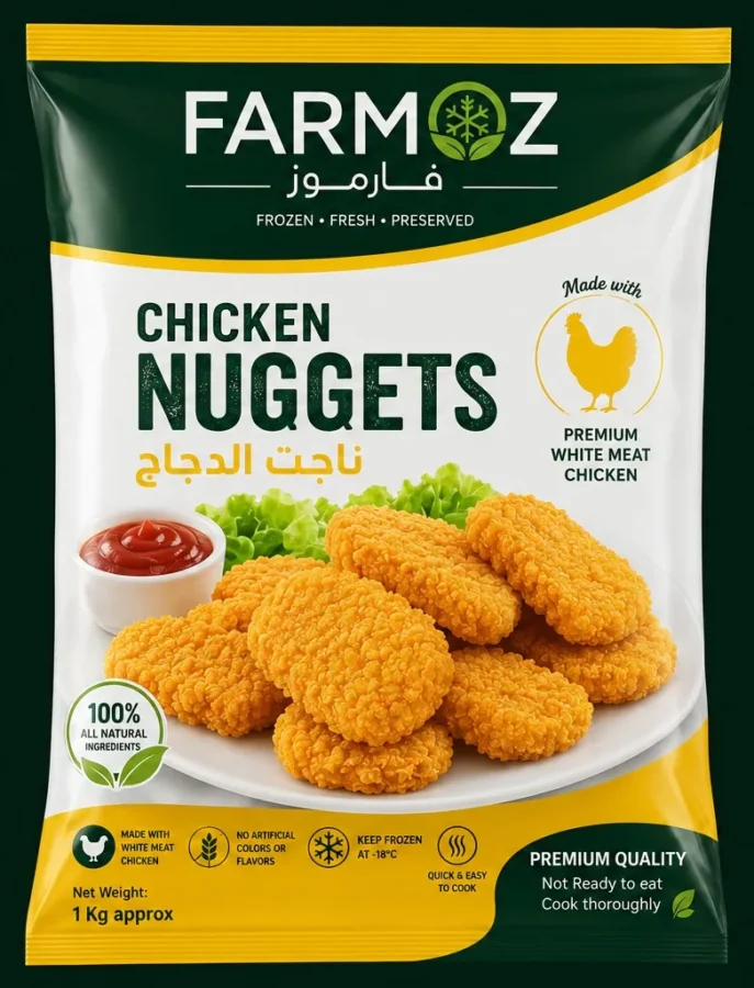 FARMOZ chicken nuggets 1 kg bag