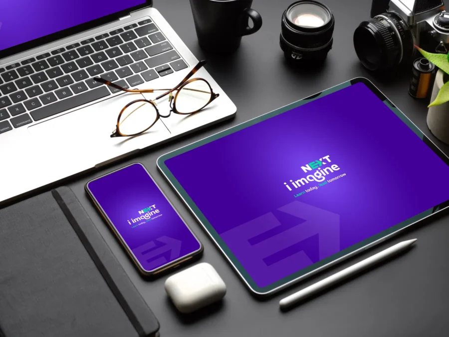i imagine identity on laptop, tablet and phone