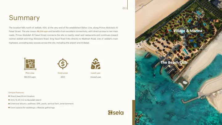 Sela — Emerald Bay Investment Teaser, Direction B, Page 2